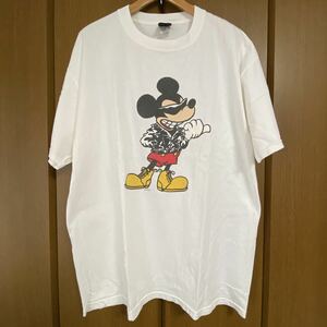 【オフィシャル】ミッキーマウス Rock ディズニー Tシャツ 古着 レア