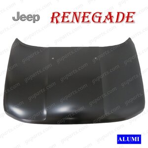 ジープ レネゲード レネゲード4xe BU14 BU24 BU13 BV13 BV13PM 2015～ ボンネット フード アルミ 68259730AA 68263198AA RENEGADE JEEP