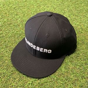 JR101-U06 J.LINDEBERG ジェイリンドバーグ Flat peak cap GMAC11306 ONESIZE FW2024 ゴルフ キャップ 未使用 展示品 帽子