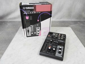 ☆ YAMAHA ヤマハ AG03MK2 ライブストリーミングミキサー 箱付き ☆中古☆