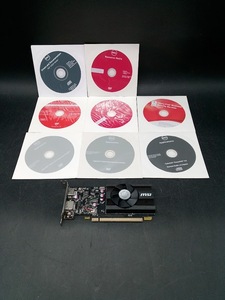 〇 MSI GeForce GT1030.2GD4 LP OC 動作未確認品 ＆ DELL リカバリーメディア８点 動作未確認品 /グラボ /リカバリーメディア