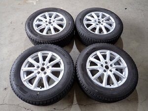 YS14814【送料無料225/65R17】ニッサン純正 T32エクストレイル純正 中古スタッドレス ★17×7J 114.3/5H ET45★1円スタート