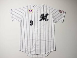 Majestic　マジェスティック　千葉ロッテマリーンズ　ユニフォーム　2019　NPB　プロ野球　背番号9　実使用　ゲームシャツ　ベースボール