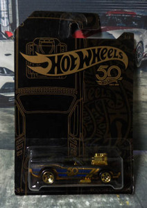 HotWheels RODGER DODGER 50th Anniversary Black & Gold　ホットウィール ロジャー・ダッジャー　カード傷み　　///(076)