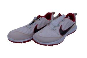 NIKE GOLF(ナイキゴルフ) ダイヤル式ゴルフシューズ 白赤 メンズ 26.0cm 849959-102 ゴルフ用品 2408-0470