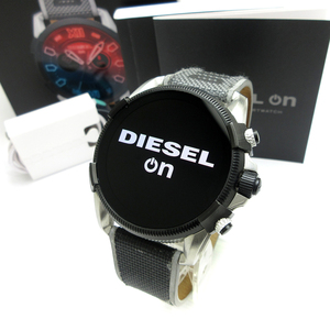 ディーゼル 時計 フルガード スマートウォッチ メンズ 黒 デジタル DZT2012 DIESEL ON Full Guard 2.5 箱 保証書