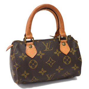 ルイヴィトン ミニスピーディ ハンドバッグ ミニバッグ M41534 モノグラム ブラウン LOUIS VUITTON Mini Speedy