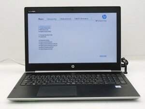 【1円スタート】hp ProBook 450 G5 2ZA82AV Core i5 7200U 2.5Ghz 8GB 15.6インチ OSなし BIOSのみ