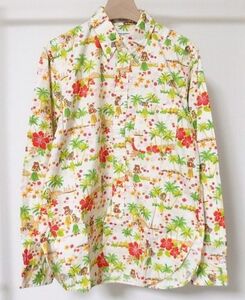 Engineered Garments Intermediates エンジニアードガーメンツ 19th BD Shirt Hula Girl Print フラガール ボタンダウン シャツ S