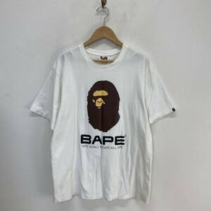 A BATHING APE アベイシングエイプ 半袖 プリント Tシャツ カットソー メンズ コットン XL 10118582