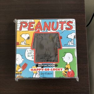 新品 未開封 スヌーピー しかけ絵本 PEANUTS MOVING BOOK HAPPY-GO-LUCKY ムービングブックシリーズ