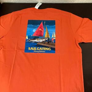 新品TOMMY BAHAMA トミーバハマ Tシャツ新品 210593 USAサイズ S ORANGE