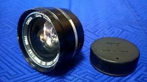 CANON LENS EX 35mm 1:3.5 フィルムカメラ 前玉交換レンズ　中古良品