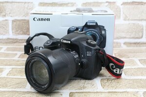 【ト長】Canon キャノン EOS 60D デジタル一眼レフカメラ デジカメ レンズ 18-135mm 1:3.5-5.6 24mm 1:2.8 使用説明書付き IA502IOE31