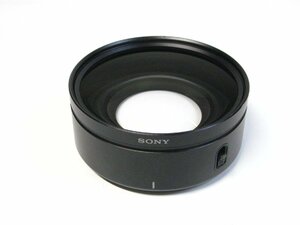 ▽SONY 0.8倍 VCL-HG0872X ワイドコンバージョンレンズ バヨネットマウント フード付 中古 ソニー HDR-FX1000/HDR-AX2000/FDR-AX1