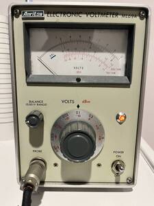 Anritsu アンリツ ML69A エレクトロニックボルトメーター ELECTRONIC VOLTMETER 電子電圧計