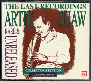 2CD　アーティ・ショウ　Artie Shaw　ラスト・レコーディング