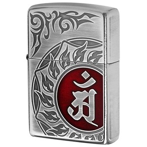 Zippo ジッポライター 梵字 bonji アン 銀メッキいぶし 80038 メール便可