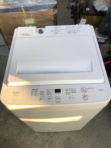 ○G9034 YAMADA ヤマダ　全自動電気洗濯機 4.5kg YWM-T45LW 23年製○