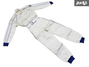 T●新品 NOMEX COMPETITION LICENSE Sサイズ レーシングスーツ つなぎ 作業着 ホワイト 白