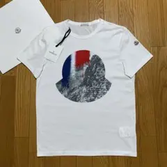 極美品　モンクレール　Tシャツ　ホワイト　サイズS　国内正規品