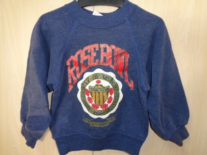 b72◆90s USA製 Hanes University of Washington Huskies 1992 Rose Bowl キッズ スウェット◆XS(2-4) カレッジ フットボール ネコポス便5A