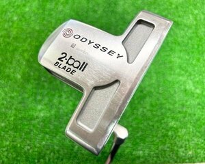 1◆483 ODYSSEY(オデッセイ) WHITE HOT 2-BALL BLADE ホワイトホット 2ボール ブレード パター 34in [札幌・店頭引き取り可]