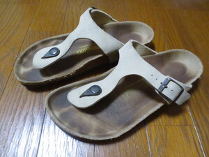 ＢＩＲＫＥＮＳＴＯＣＫ　ＧＩＺＥＨ　Ｍａｄｅ　ｉｎ　Ｇｅｒｍａｎｙ　ビルケンシュトック　ギゼ　サンダル　ドイツ製　３８　２４５