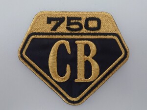 CB750 CB750K 金×黒 ワッペン 1枚 送料込み