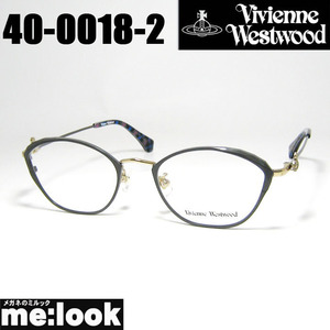 Vivienne Westwood ヴィヴィアンウエストウッド レディース 眼鏡 メガネ フレーム サングラス 40-0018-2 サイズ49 グレー　ゴールド