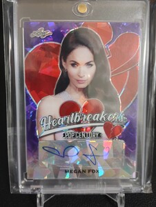 2021 Leaf POP Century Heartbreakers H-MF1 Megan Fox Purple Auto #13/15 直筆サインカード autograph