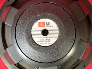 nt240515-008J ジェービーエル JBL MI SERIES MI15 スピーカー ウーファー ユニット 単品 オーディオ USED 音出しOK