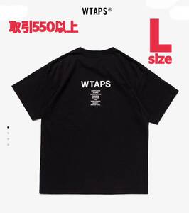 WTAPS 2024SS INGREDIENTS SS TEE BLACK Lサイズ ダブルタップス SIGN ACADEMY WUT FORTLESS 半袖 Tシャツ T-SHIRT ブラック LARGE