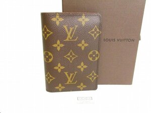 【未使用保管品】 ルイヴィトン LOUIS VUITTON モノグラム クーヴェルテュール パスポール パスポートカバー メンズ レディース