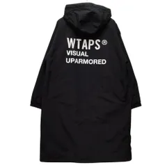 WTAPS ダブルタップス 品番 242TQDT-JKM02 VALLET / COAT / NYCO. GROSGRAIN 背面ロゴプリント ベンチ コート 正規品 / 36429