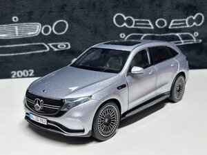 NZG 1/18 Mercedes Benz EQC 400 4Matic (N293) hightec silver　メルセデス　ベンツ　イルミネーション付