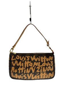 LOUIS VUITTON◆ポシェット・アクセソワール_モノグラム・グラフィティ_BRW/PVC/BRW