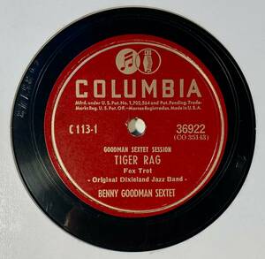 Benny Goodman Sextet　/Tiger Rag　/Ain