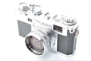 【良品】Nikon ニコン S2 前期型 NIKKOR-S.C 1:1.4 f=5cm 完動品 #o12