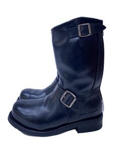 ROCKS PRIME BOOTS/エンジニアブーツ/UK4/BLK/レザー