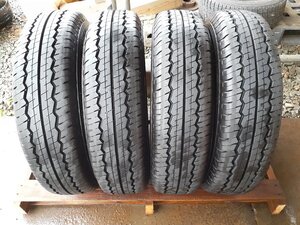 CNF4987■165/80R14 97/95N LT　4本価格　DUNLOP SP LT30A　送料無料 夏 ’22年 9分山 プロボックス NV200 ボンゴ バネット 8PR相当