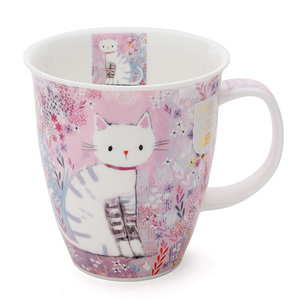 ダヌーン マグカップ NEVIS お花畑のにゃんこ TIDDLES Dunoon Mug 正規販売代理店 マグ ギフト 結婚祝い プレゼント 贈り物 新生活応援