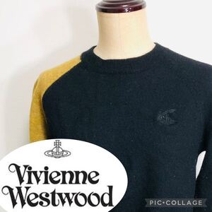 Vivienne Westwood 変形セーター◎ツートンカラー ヴィヴィアン ニット セーター カーディガン