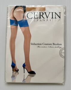 レトロガーターストッキング　CERVIN ベージュ　バックシーム　未使用　送料込み