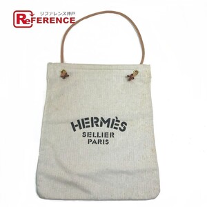 HERMES エルメス アリーヌ 肩掛け ワンショルダー ショルダーバッグ トワルシェブロン ナチュラル×ブラウン ユニセックス【中古】