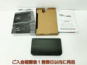 【1円】Newニンテンドー3DSLL 本体 セット メタリックブラック RED-001 任天堂 初期化/動作確認済 3DS LL E06-334rm/F3