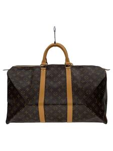 LOUIS VUITTON◆キーポル・バンドリエール55_モノグラム・キャンバス_BRW/PVC/BRW/M41414/SP0966