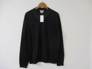 ☆ARMANI COLLEZIONI/アルマーニ コレツィオーニ☆未使用 6ZZF85 シルク Vネックニットセーターサイズ：S 