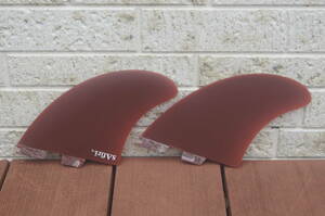 [sAfiri] PF-1508 FCS2 Glass Keel Fin Type-b Brown 新品