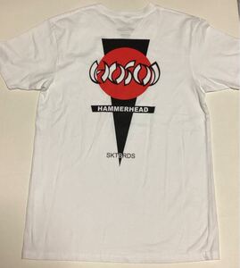 HOSOI SKATEBOARDS◎ クリスチャンホソイ◎ HAMMERHEAD ハンマーヘッド Tシャツ ◎Ｍサイズ◇長期保管・デッドストック・未着用◎白